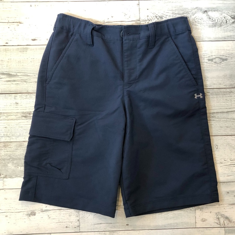 Boys Under Armour Golf Short Navy
